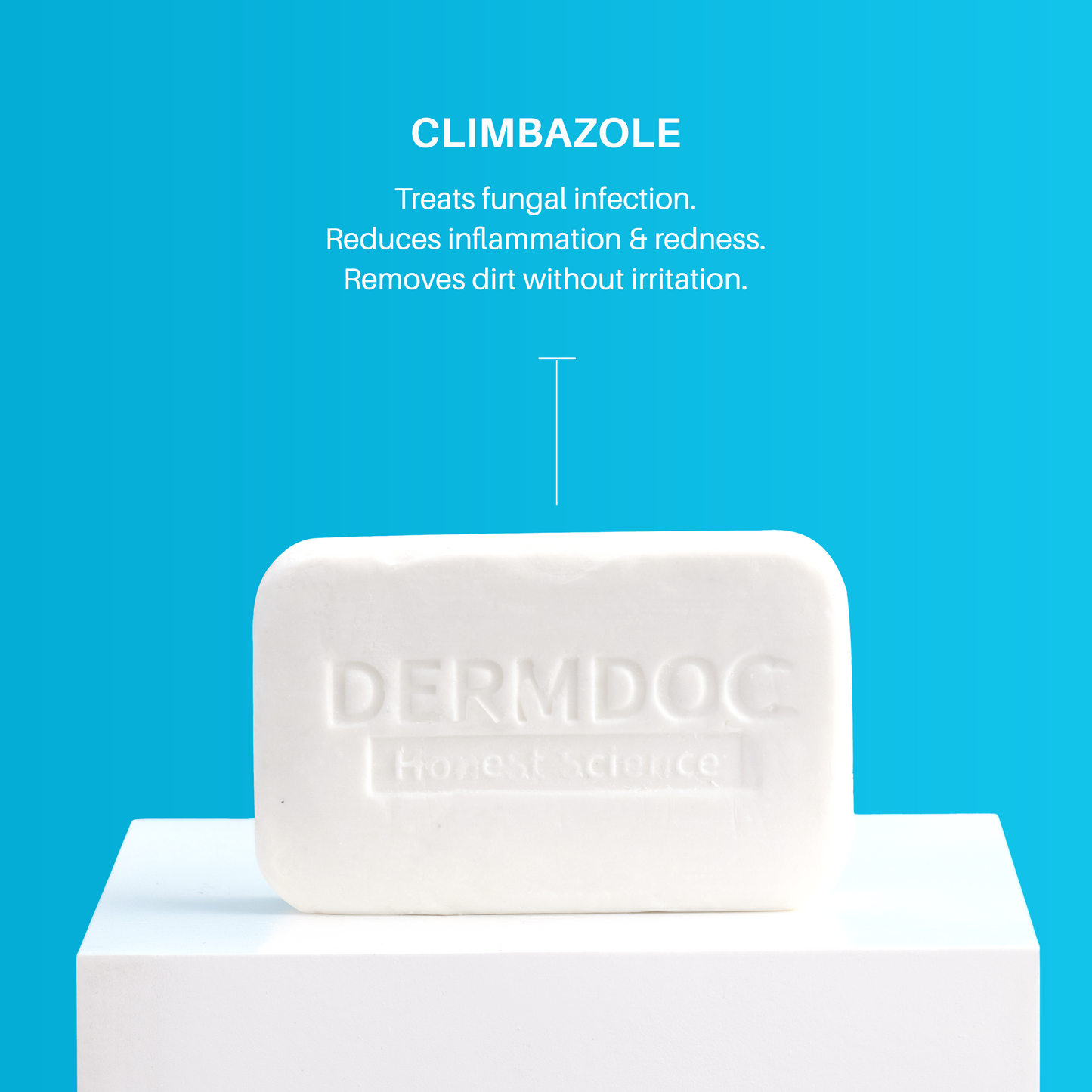 DermDoc by Purplle Anti Fungal 0.5% Climbazole Cleansing Bar (75g) | gentle deep cleansing bar | antifungal cleansing bar for skin