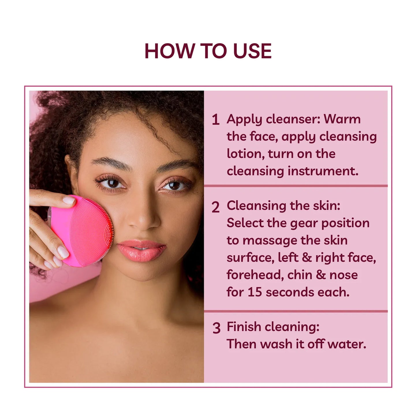 Purplle Glitz Facial Cleansing Brush