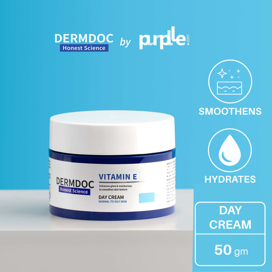 DermDoc Vitamin E Day Cream For Smooth and Hydrated Skin (50gm)