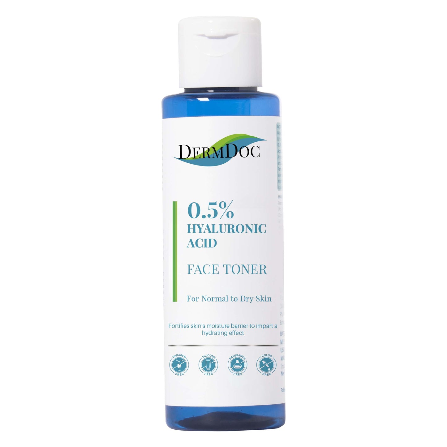 DermDoc 0.5% Pure Hyaluronic Acid Face Toner For Skin Hydration (100 ml)