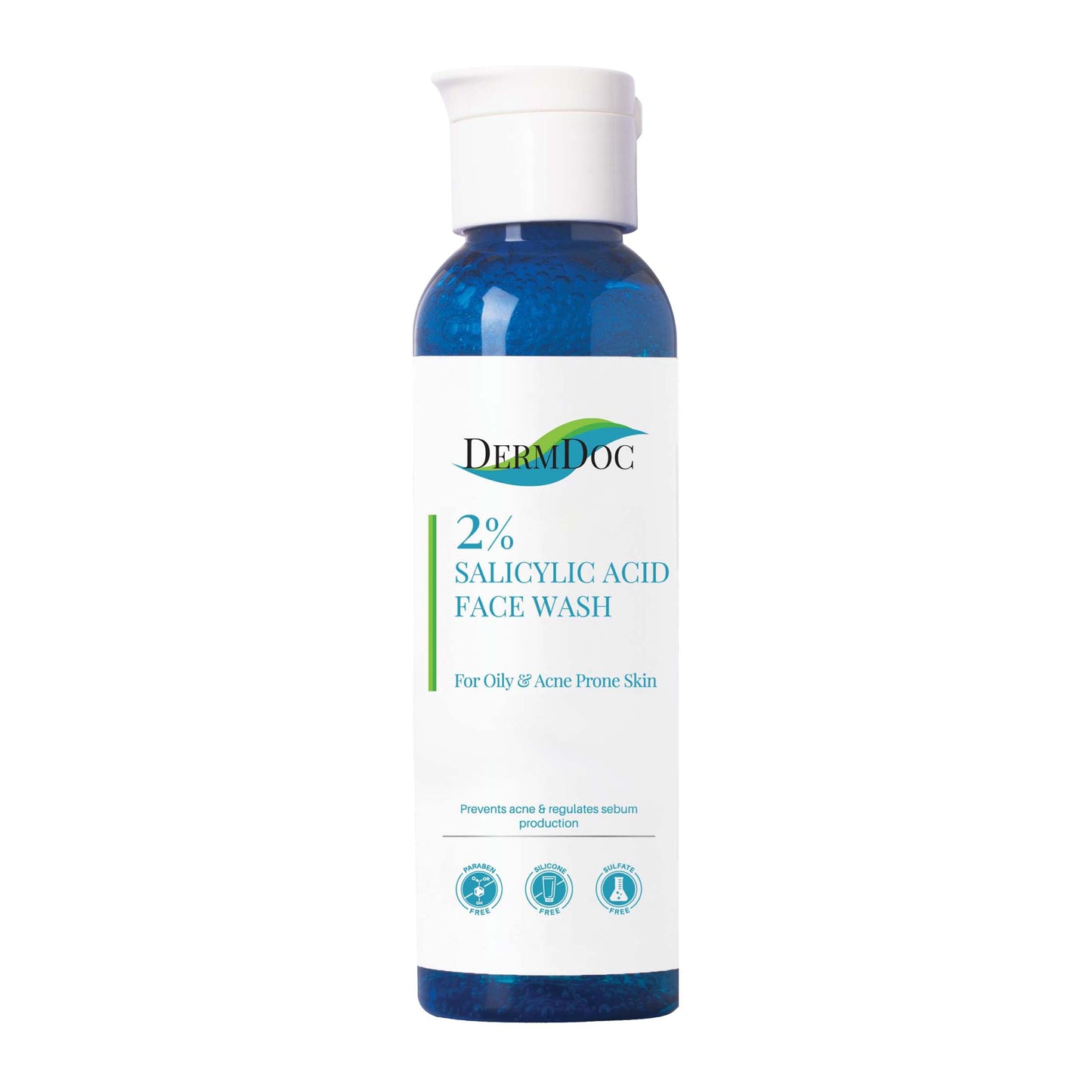 DermDoc 2% Salicylic Acid Face Wash For Acne (120 ml)