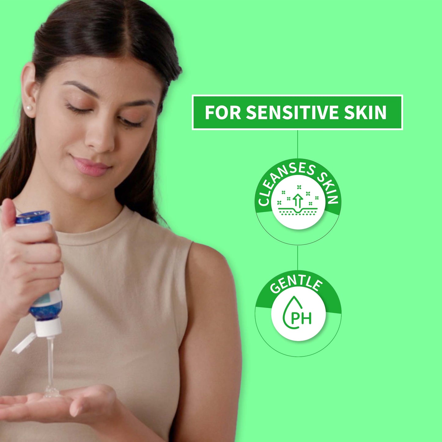DermDoc pH Rebalance Gel Cleanser For Sensitive Skin (120 ml)
