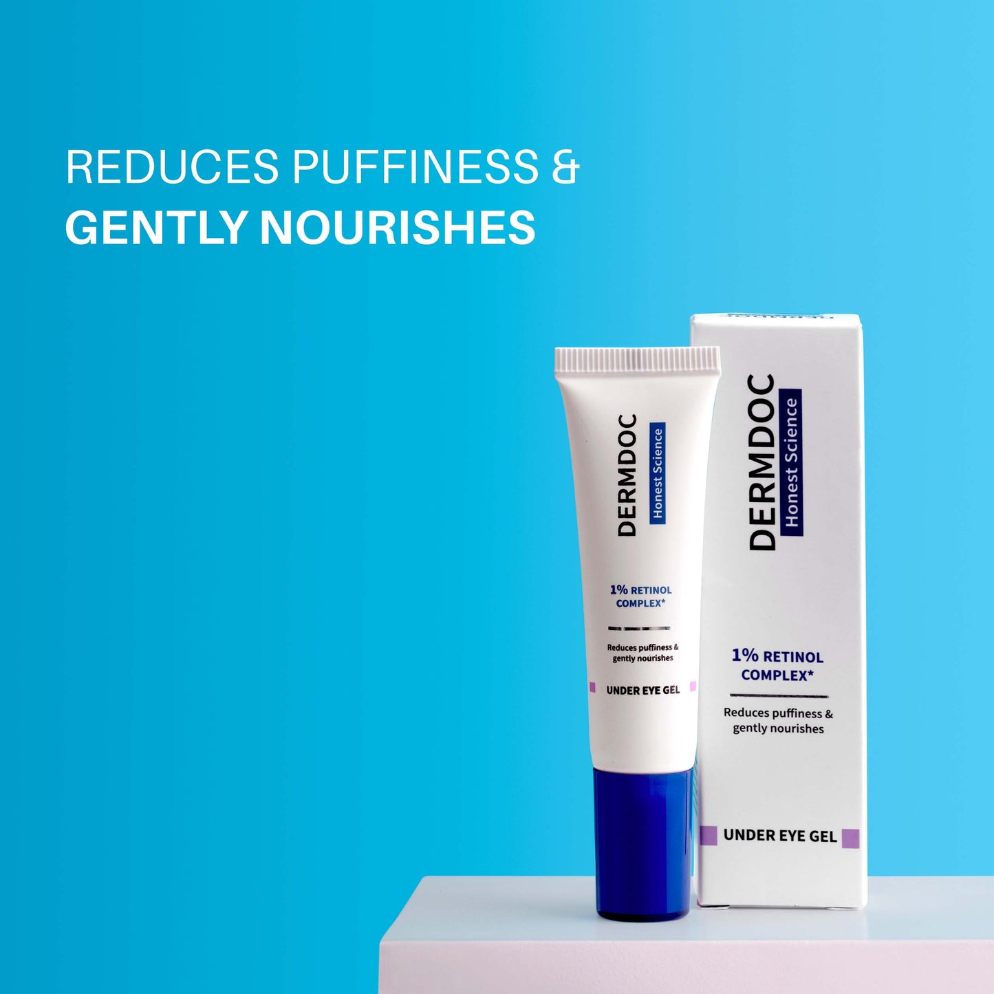DermDoc 1% Retinol Complex Under Eye Gel For Bright Undereyes (10g)