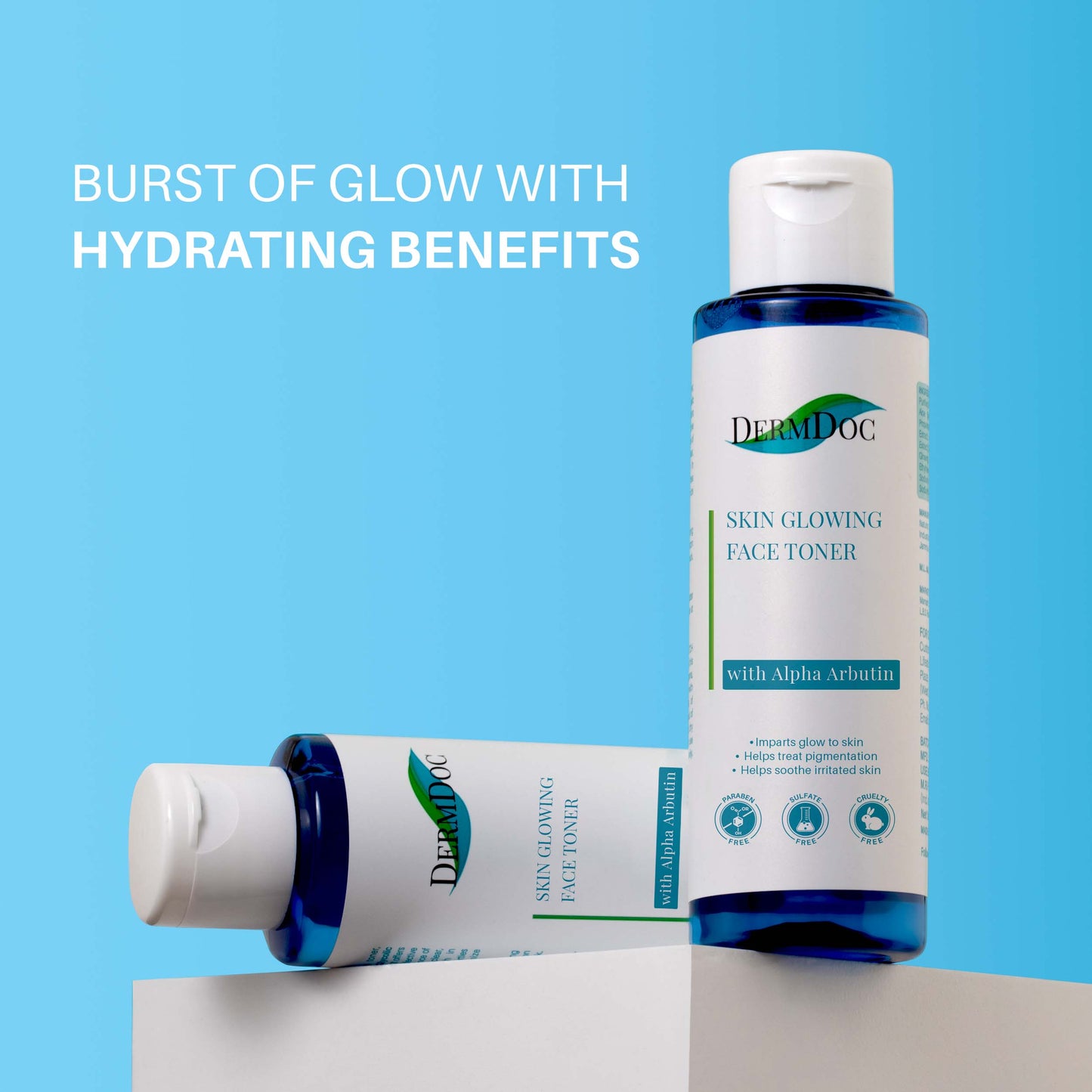 DermDoc Skin Glowing Face Toner with Alpha Arbutin (100 ml)