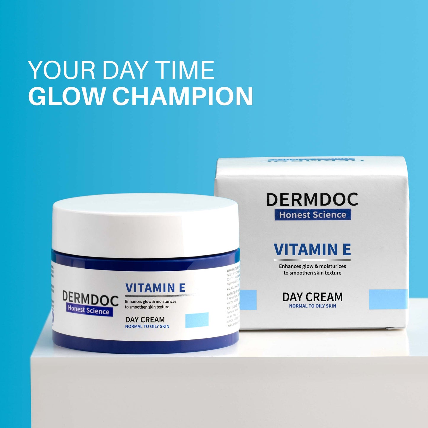 DermDoc Vitamin E Day Cream For Smooth and Hydrated Skin (50gm)
