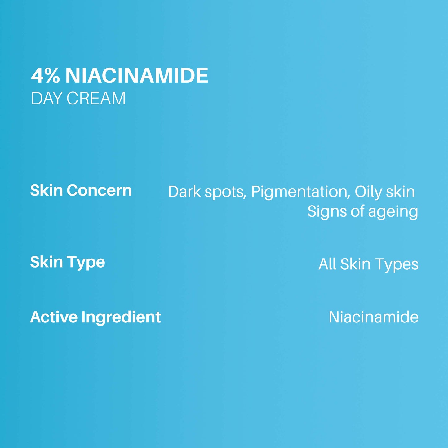 DermDoc 4% Niacinamide Day Cream (50g)
