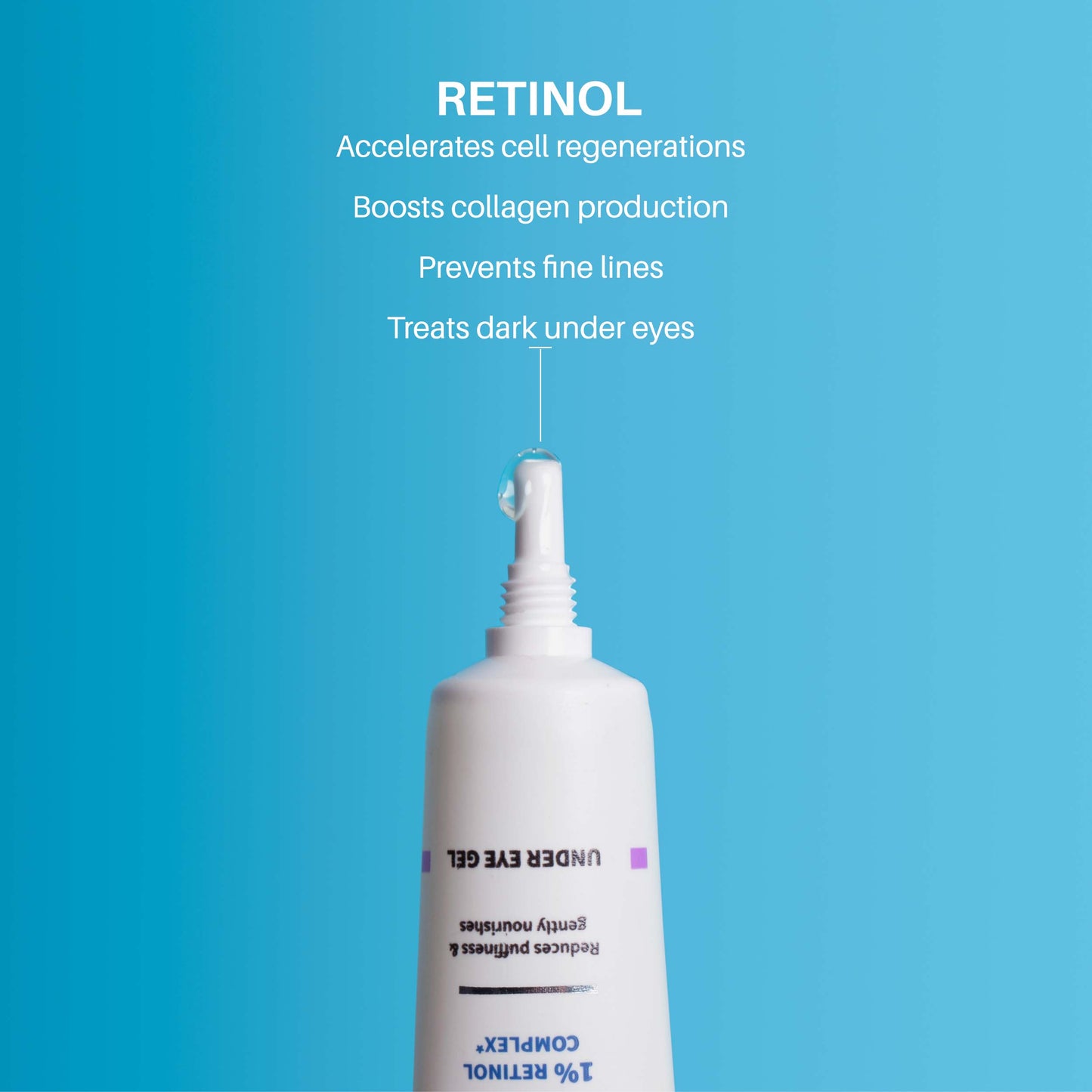 DermDoc 1% Retinol Complex Under Eye Gel For Bright Undereyes (10g)