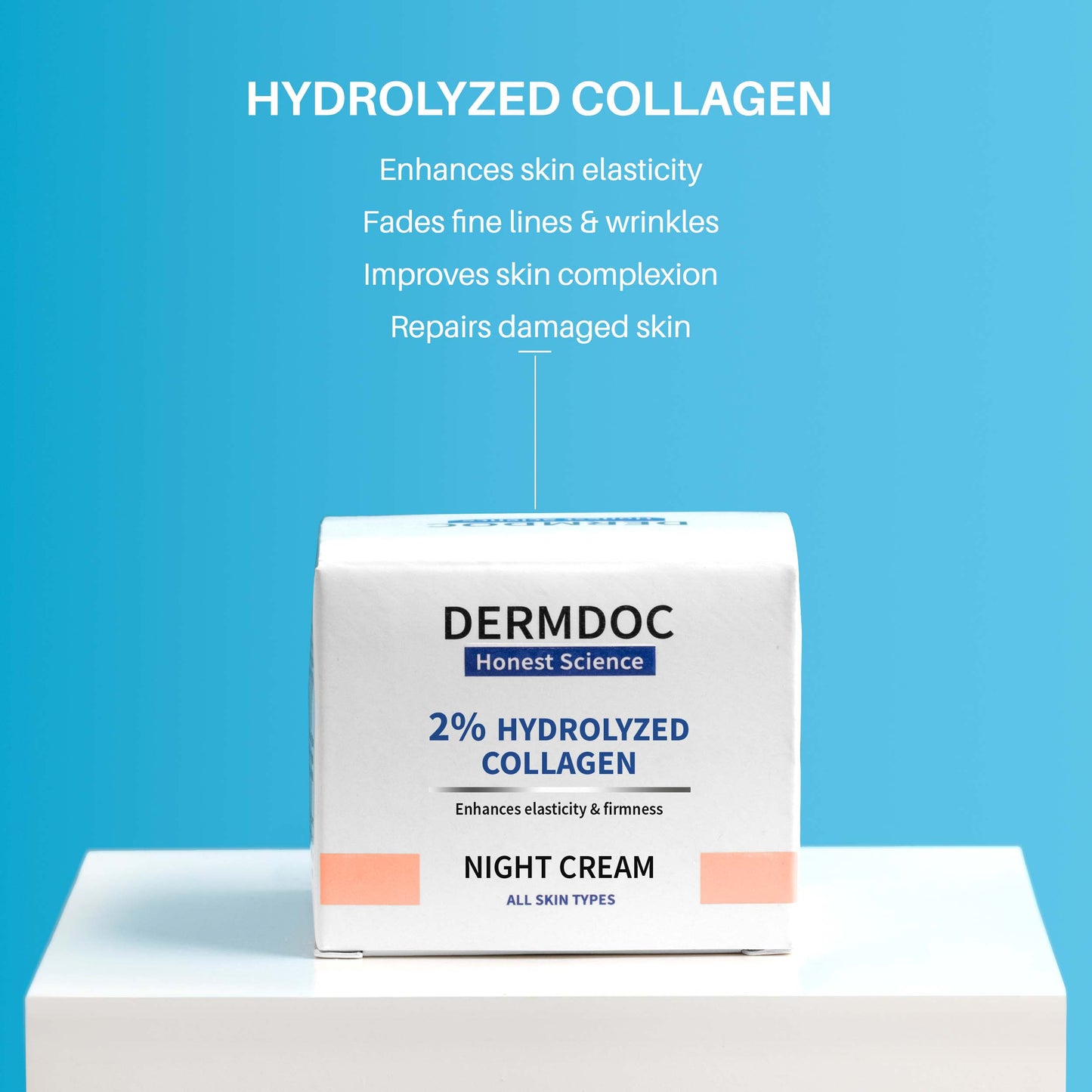 DermDoc Hydrolyzed Collagen Skin Tightening Night Cream (50g)