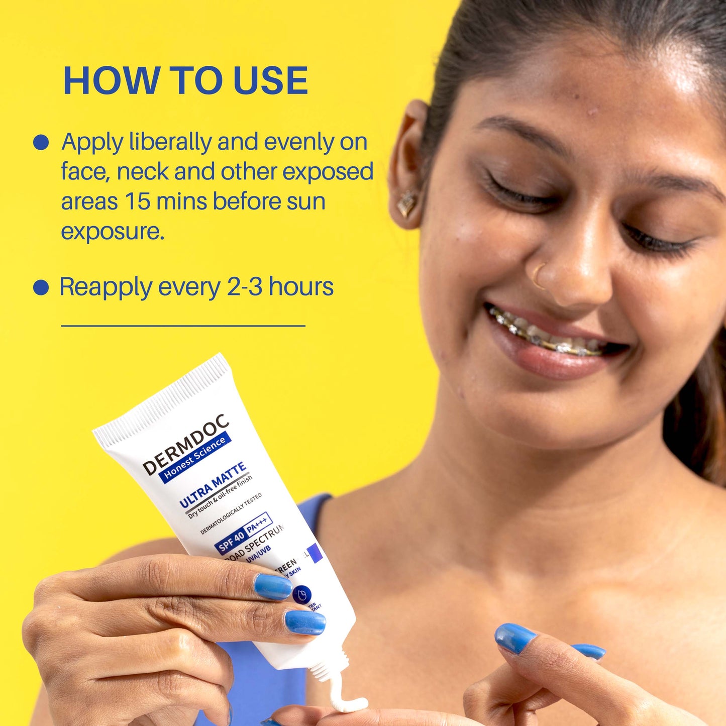 DermDoc Ultra Matte Sheer Sunscreen with SPF 40 & PA+++