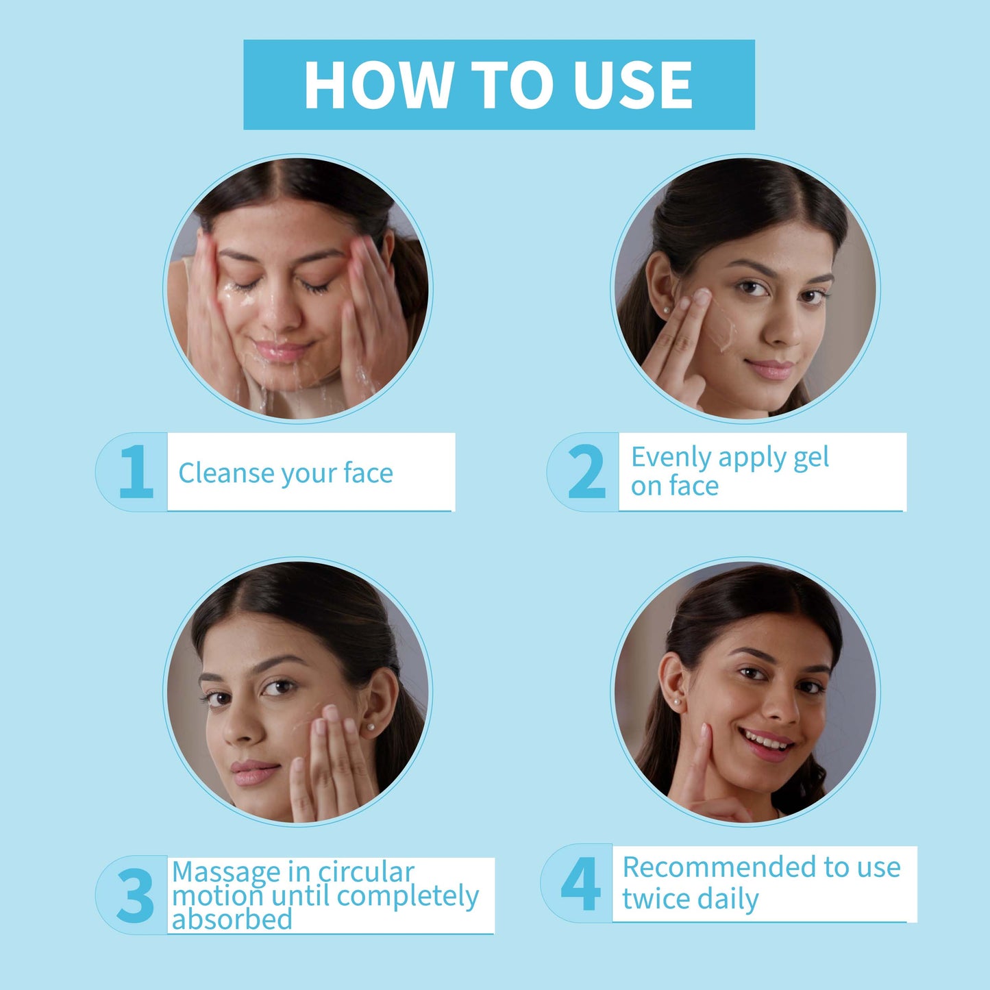 DermDoc Skin Hydrating Face Gel with Hyaluronic Acid (100 gm)