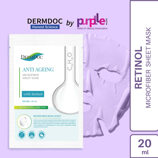 DermDoc Age Defying Microfiber Sheet Mask with Retinol (20 ml)