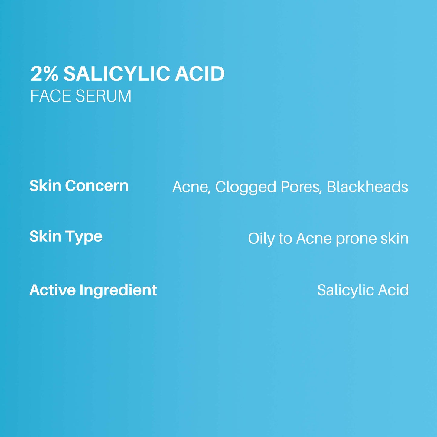 DermDoc 2% Salicylic Acid Anti Acne Face Serum (15 ml)