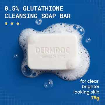 DERMDOC 0.5% Glutathione Cleansing Soap Bar