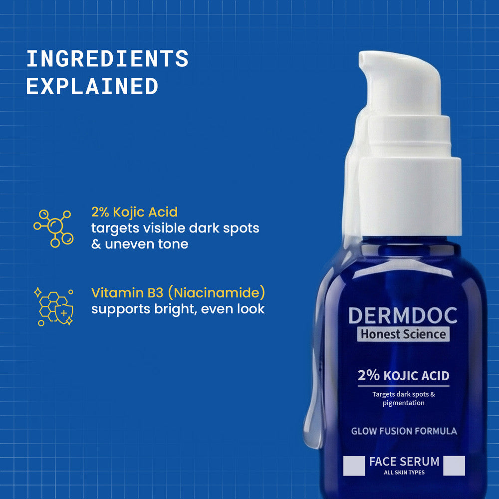DermDoc 2% Kojic Acid Face Serum