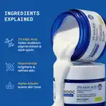 DERMDOC 2% Kojic Acid Glow Fusion Formula Night Cream