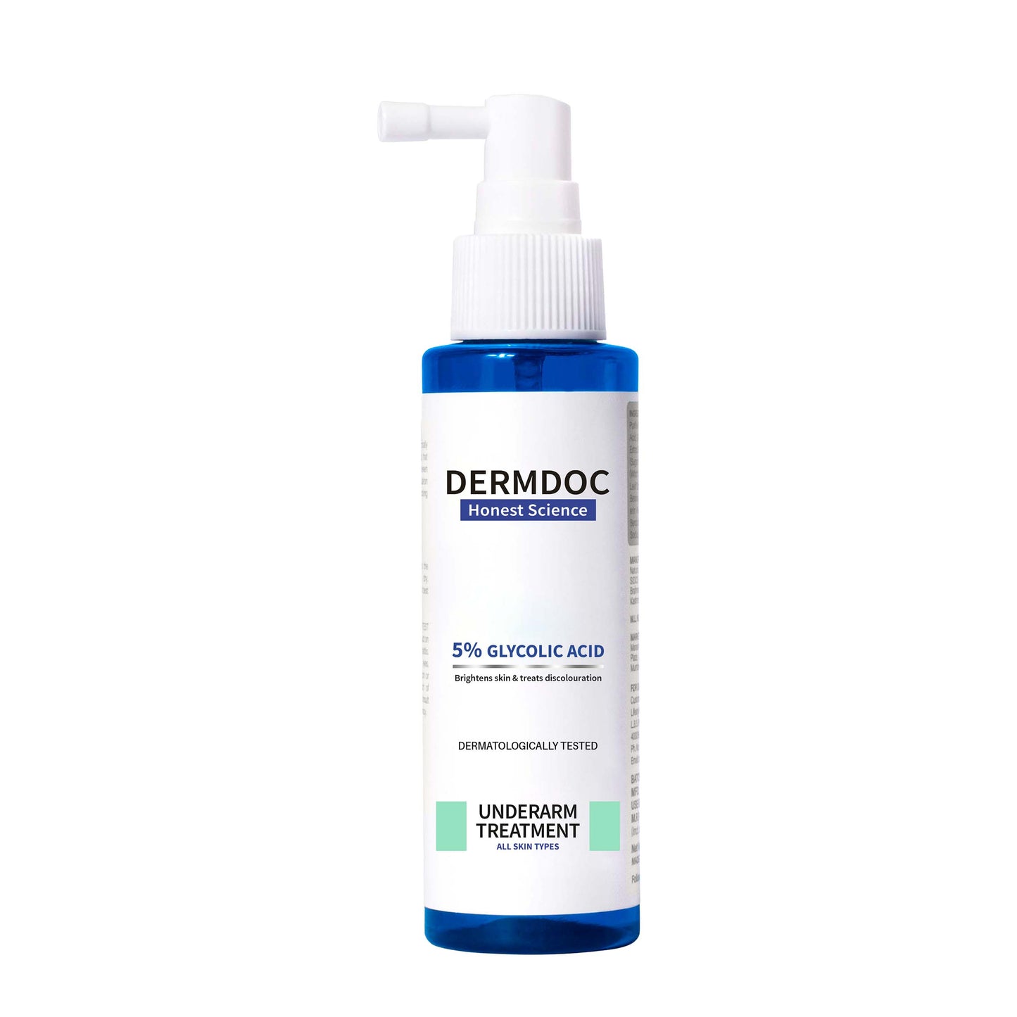 DermDoc 5% Glycolic Acid Under Arm Treatment (100ml)