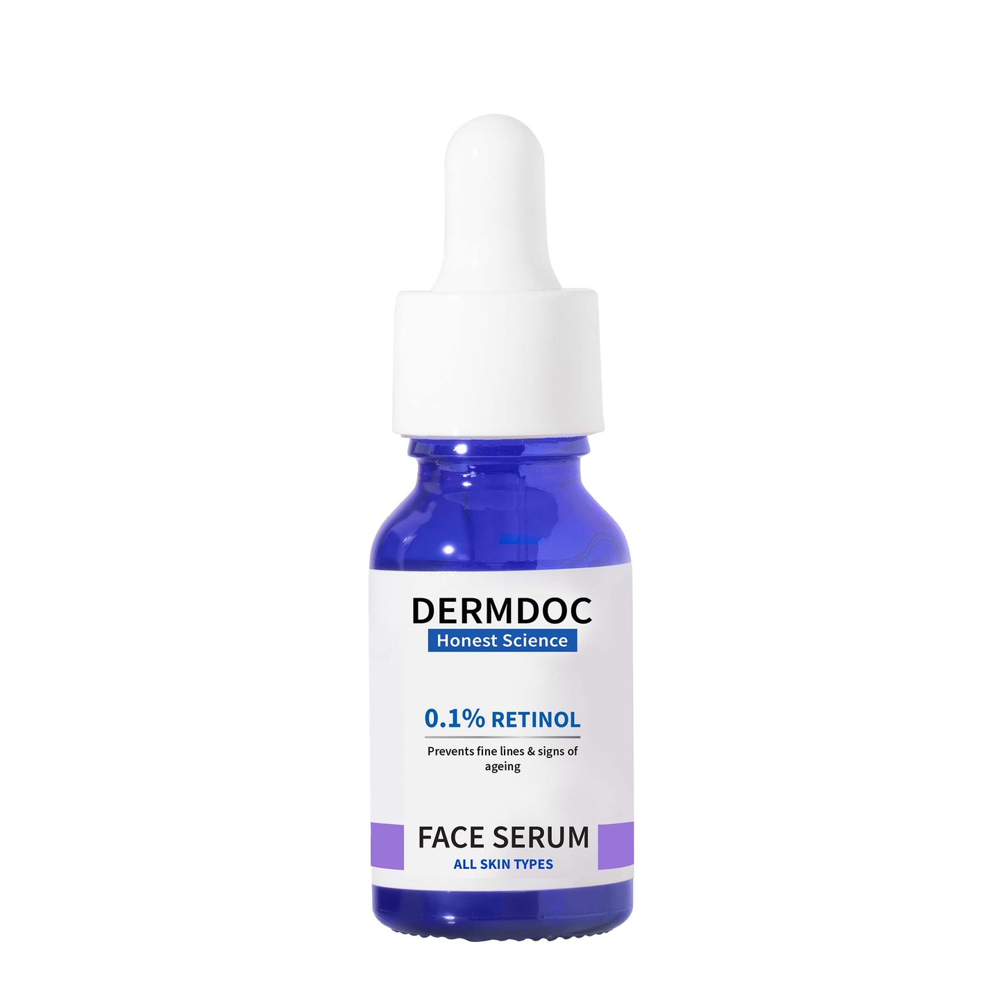 DermDoc 0.1% Retinol Anti Ageing Face Serum For Youthful Skin (15 ml)