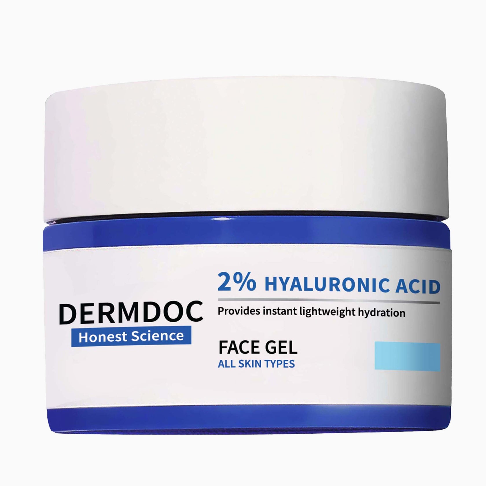 DermDoc Skin Hydrating Face Gel with Hyaluronic Acid For Soft & Smooth Skin