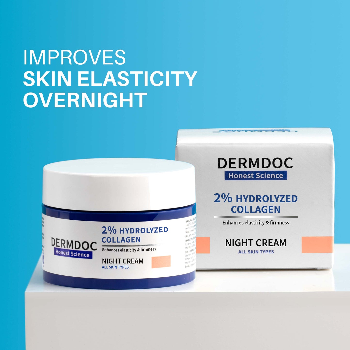 DermDoc Hydrolyzed Collagen Skin Tightening Night Cream (50g)