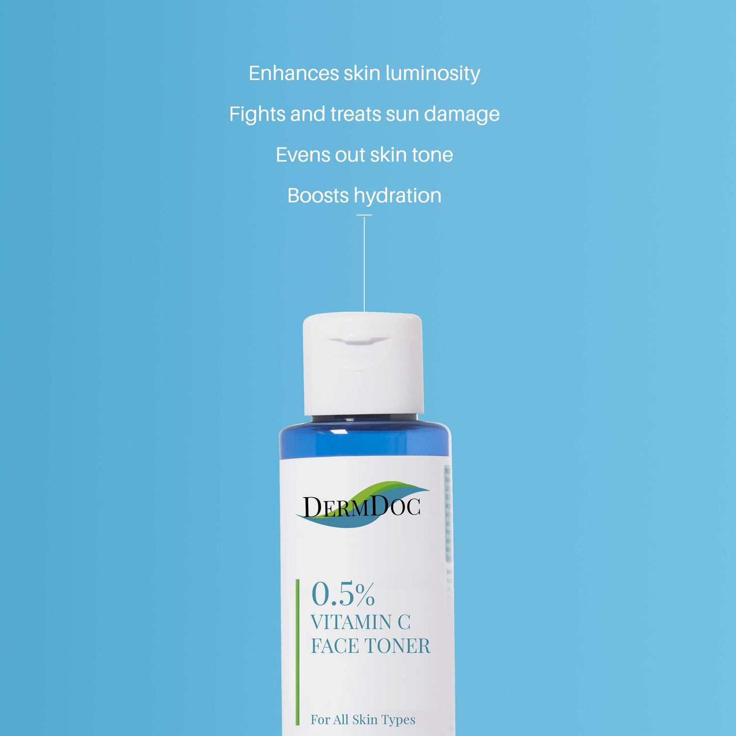 DermDoc 0.5% Vitamin C Face Toner For Skin Brightening (100 ml)