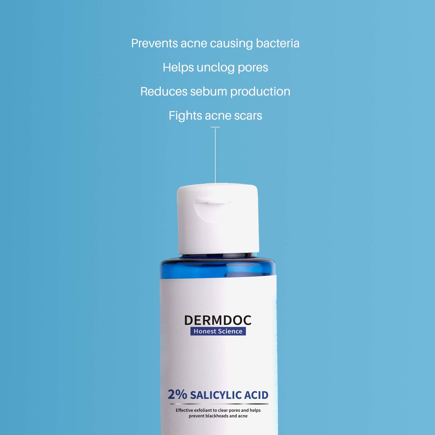 DermDoc Salicylic Acid Anti Acne Face Toner (100 ml)
