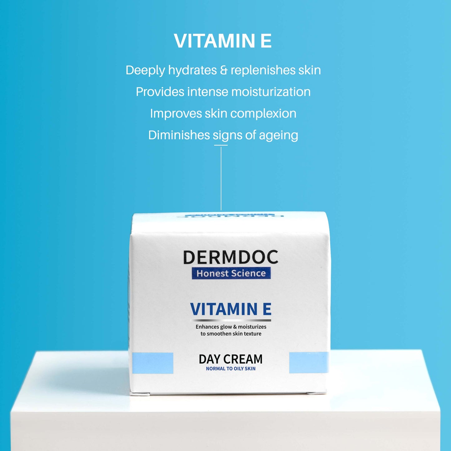 DermDoc Vitamin E Day Cream For Smooth and Hydrated Skin (50gm)
