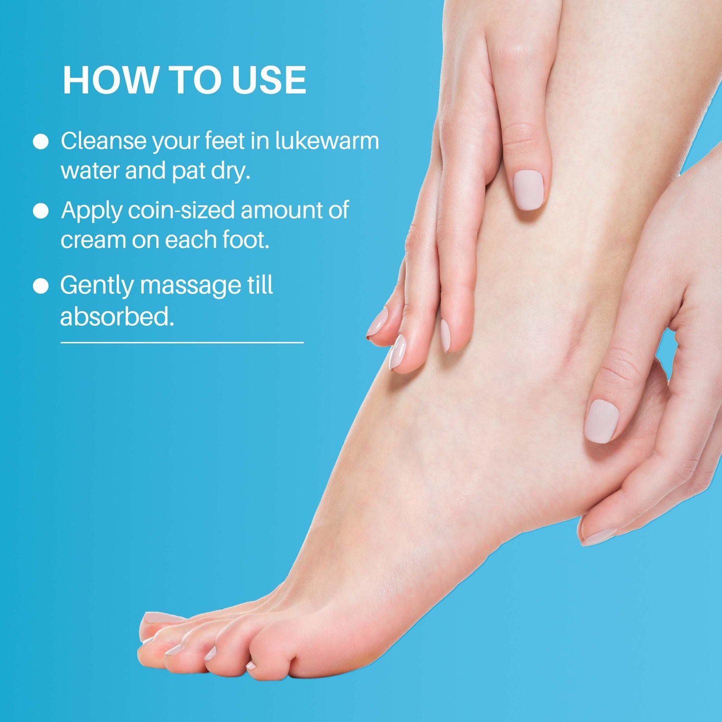 DermDoc 20% Urea Foot Cream For Nourished Feet (50g)