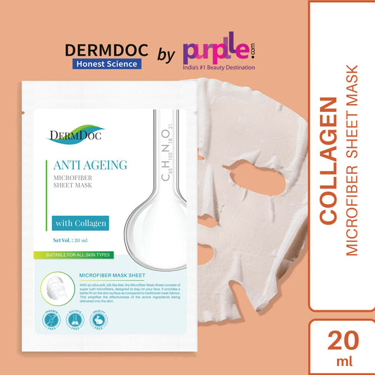 DermDoc Age Defying Microfiber Sheet Mask with Collagen (20 ml)