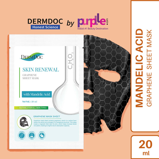DermDoc Skin Renewal Graphene Sheet Mask with Mandelic Acid (20 ml)
